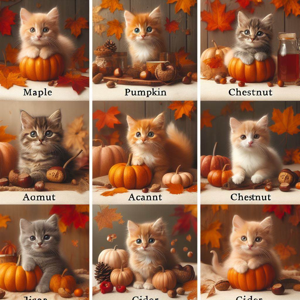 autumn kitten names