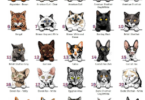 cat names numbered