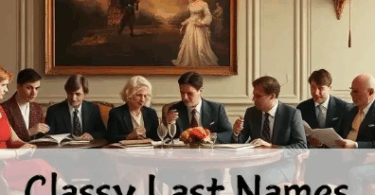 Classy Last Names