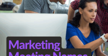 Marketing Meeting Names