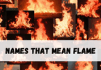 Names That Mean Flame