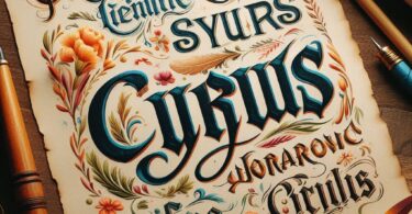 names like cyrus
